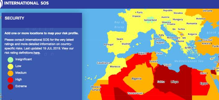 travel warning morocco