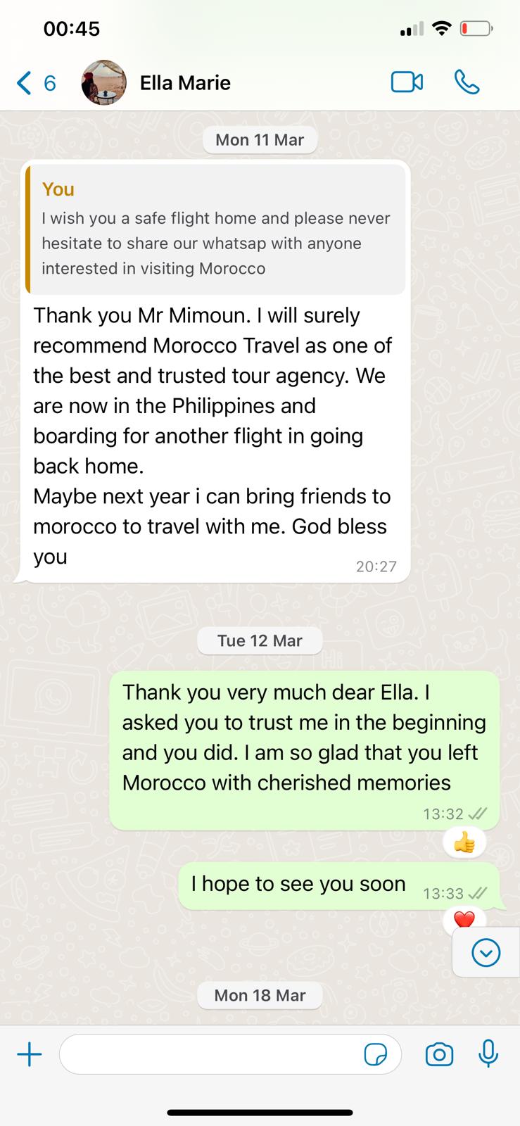 Sahara Desert experience on the 14 Days Tour from Casablanca