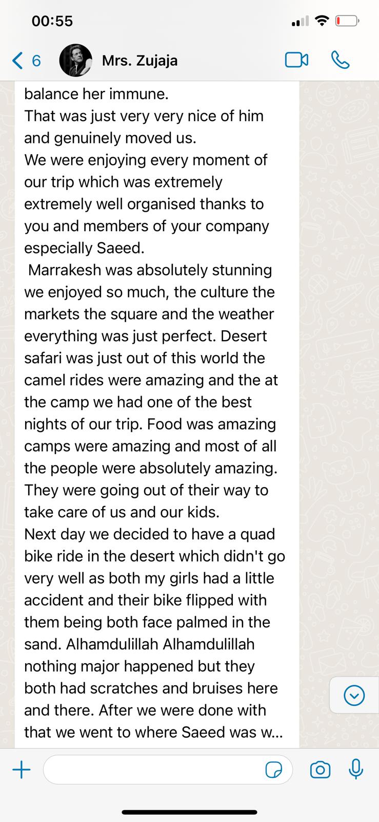 Sahara Desert experience on the 14 Days Tour from Casablanca