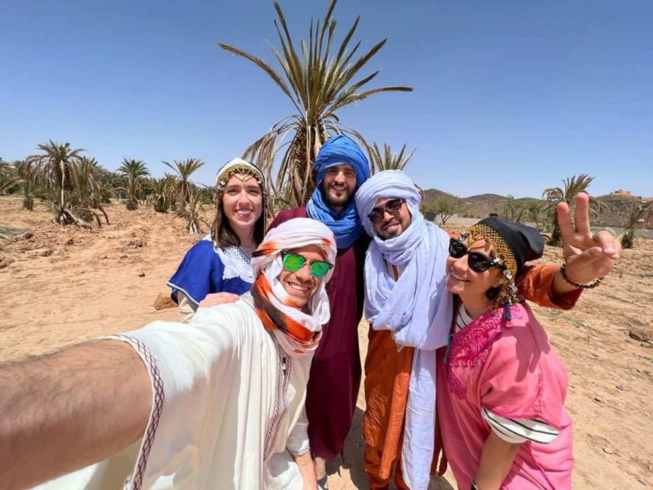 Camel trekking in the Sahara during the 14 Days Tour from Casablanca Summer Tour