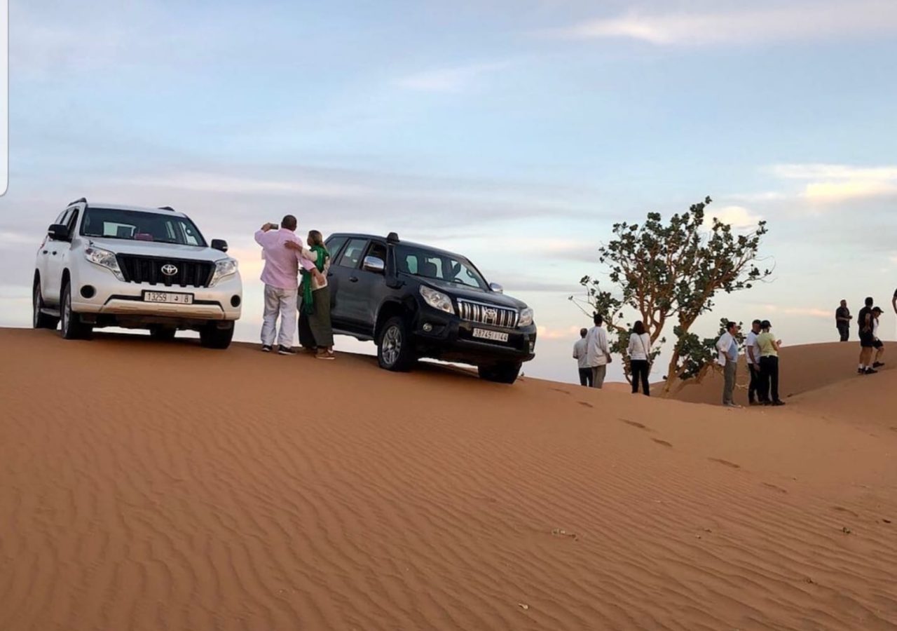 Camel trekking in the Sahara during the 14 Days Tour from Casablanca Summer Tour