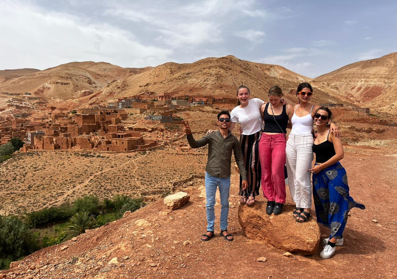 Camel trekking in the Sahara during the 14 Days Tour from Casablanca Summer Tour