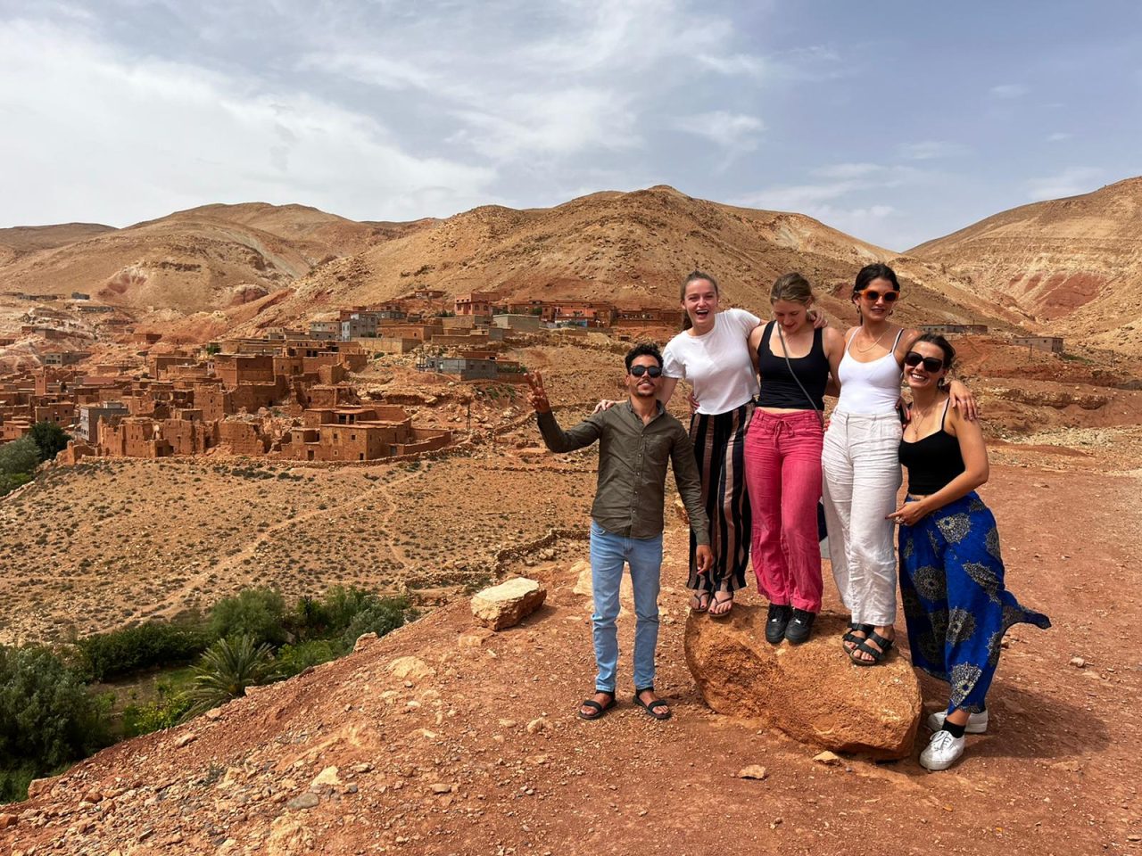 Camel trekking in the Sahara during the 14 Days Tour from Casablanca Summer Tour