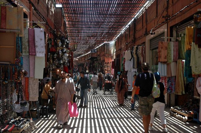 Tourist scams in Morocco at the Marrakech souk