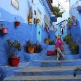 Solo traveler in Morocco — vibrant streets of Marrakech